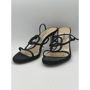 Caparros Black Strappy Heels Size 7B
